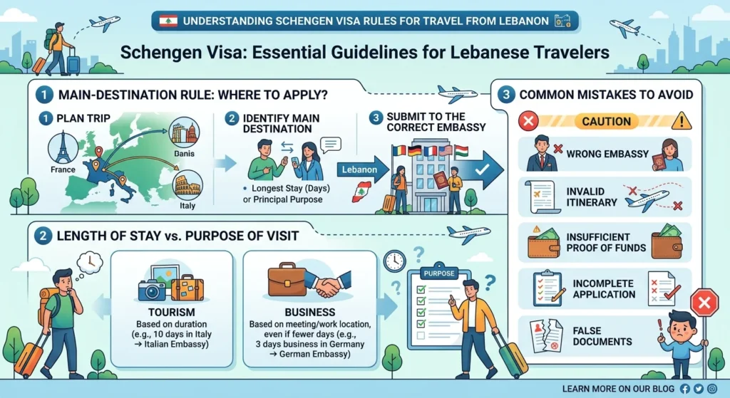 Which Schengen Country to Apply To From Lebanon