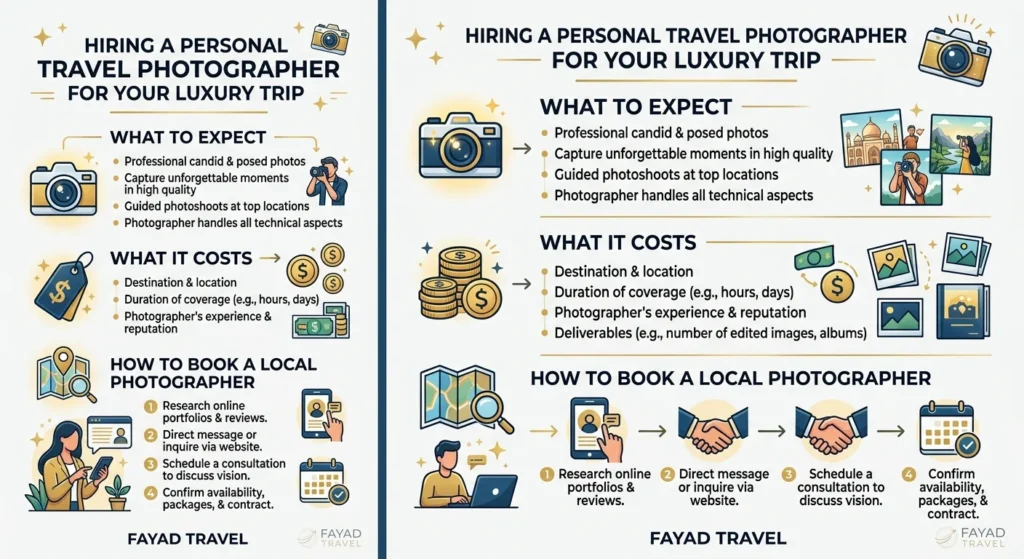 Hiring a Personal Photographer for Your Luxury Trip