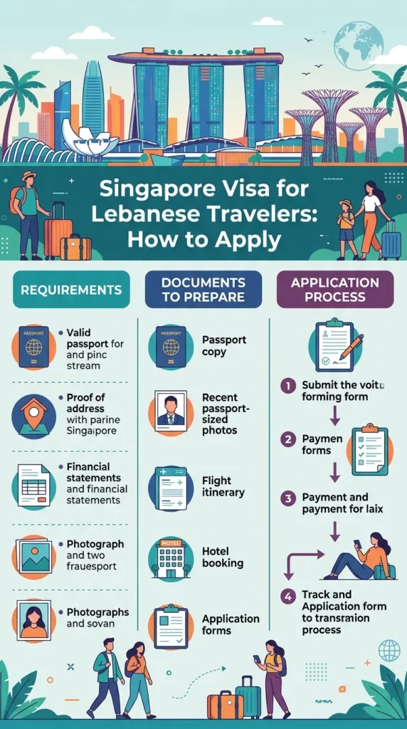Singapore Visa for Lebanese Travelers: How to Apply
