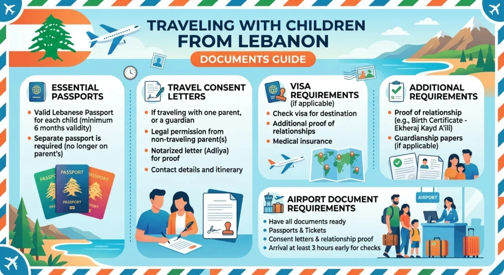 Traveling With Children From Lebanon: Documents Guide