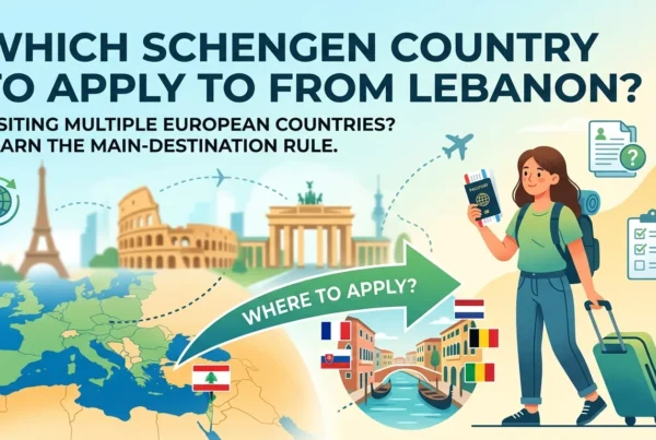 Which Schengen Country to Apply To From Lebanon