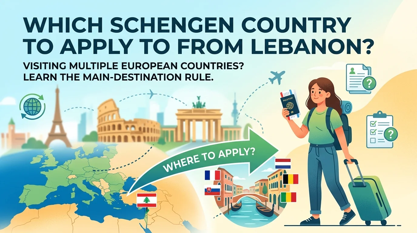 Which Schengen Country to Apply To From Lebanon